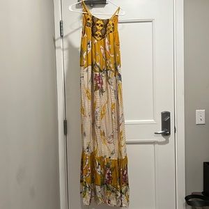 Anthropologie maxi dress size medium